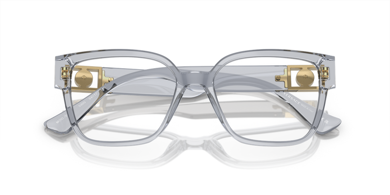 Versace VE3329B in Transparent Grey / Demo Lens (5305) - Side View