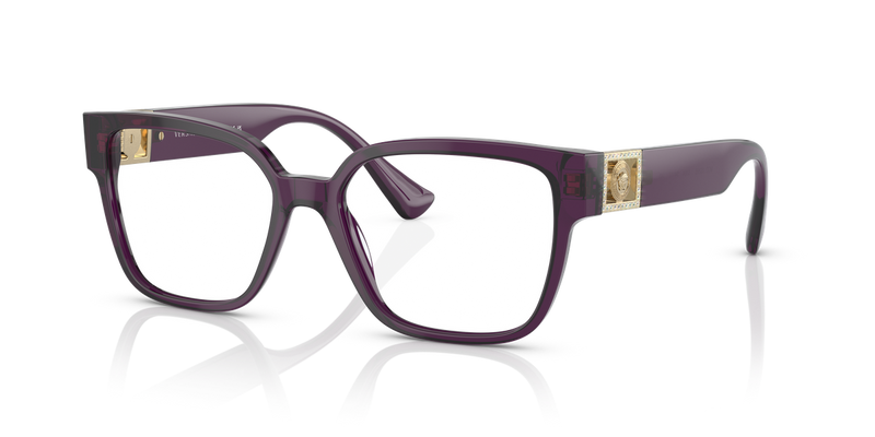 Versace VE3329B in Transparent Plum / Demo Lens (5384) - Alternate View