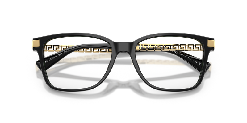 Versace VE3340U in Black / Demo Lens (GB1) - Side View