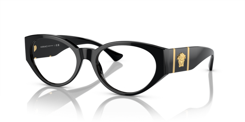 Versace VE3345 in Black / Demo Lens (GB1) - Alternate View