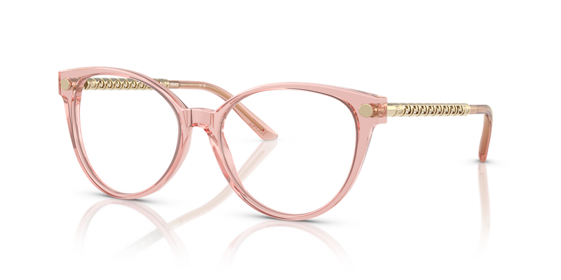 Versace VE3353 in Transparent Pink / Demo Lens (5323) - Front View