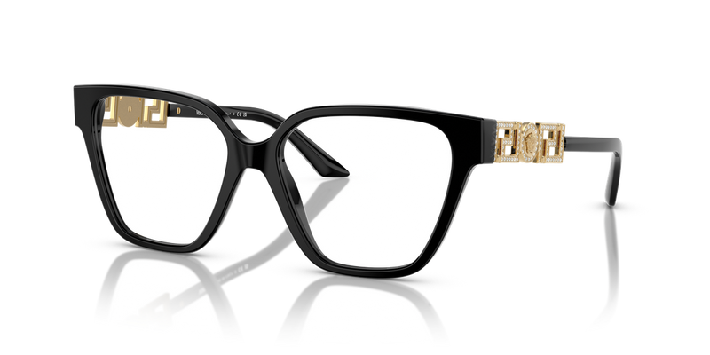 Versace VE3358BF in Black / Demo Lens (GB1) - Alternate View