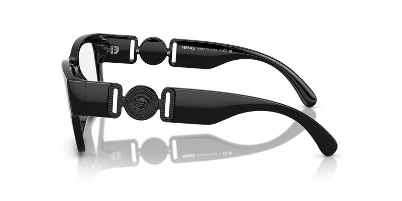 Versace VE3368U in Black / Demo Lens (5360) - Back View