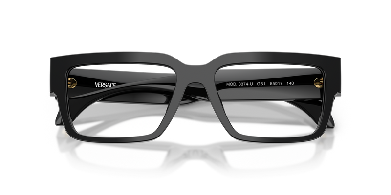 Versace VE3374U in Black / Demo Lens (GB1) - Alternate View