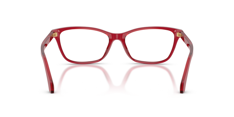 Versace VE3375 in Transparent Red / Demo Lens (5520) - Alternate View