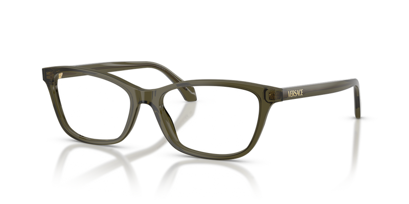 Versace VE3375 in Transparent Dark Green / Demo Lens (5542) - Alternate View