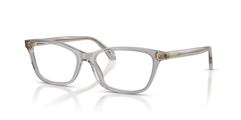 Versace VE3375 in Light Transparent Grey / Demo Lens (593) - Alternate View