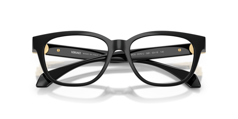 Versace VE3376U in Black / Demo Lens (GB1) - Alternate View