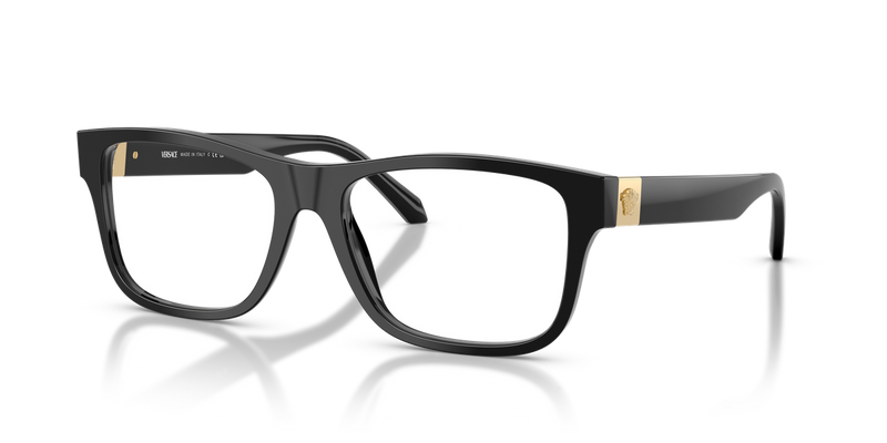 Versace VE3380F in Black / Demo Lens (GB1) - Alternate View