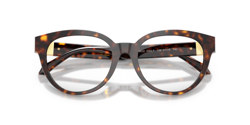 Versace VE3384F in Havana / Demo Lens (108) - Side View