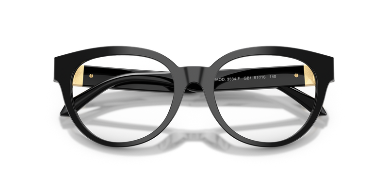 Versace VE3384F in Black / Demo Lens (GB1) - Alternate View