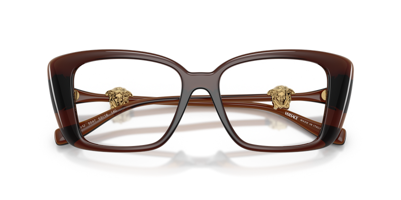 Versace VE3385U in Transparent Brown / Demo Lens (5547) - Alternate View