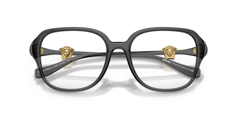 Versace VE3386D in Opal Grey / Demo Lens (5483) - Side View