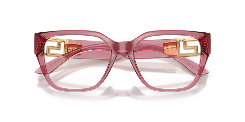 Versace VE3387U in Transparent Pink / Demo Lens (5234) - Alternate View