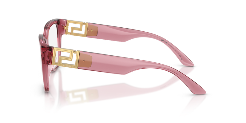 Versace VE3387U in Transparent Pink / Demo Lens (5234) - Alternate View