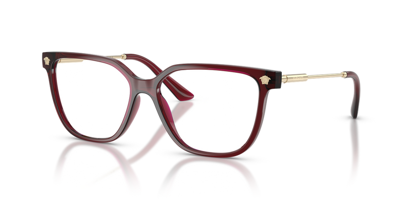 Versace VE3388U in Cherry Transparent / Demo Lens (5538) - Alternate View