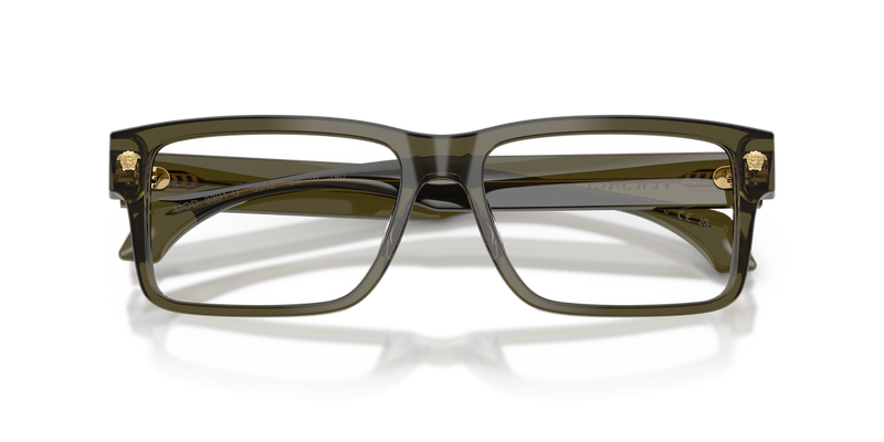 Versace VE3391U in Dark Green Transparent / Demo Lens (5542) - Alternate View