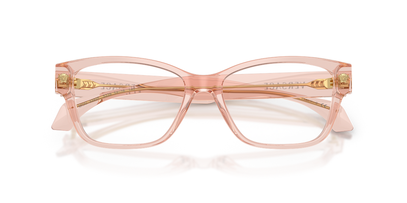 Versace VE3392F in Transparent Pink / Demo Lens (5339) - Side View