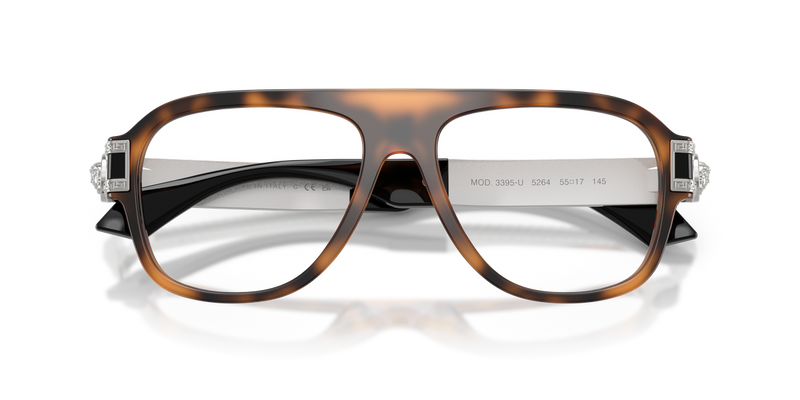 Versace VE3395U in Brown Havana - Side View