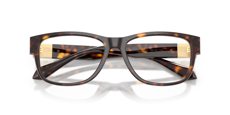 Versace VE3403U in Dark Havana - Side View