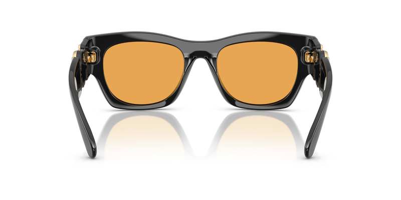 Versace VE4479U in Black / Orange (GB1/7) - Temple Detail