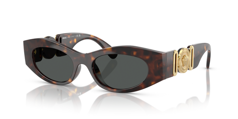 Versace VE4480U in Havana / Dark Grey (108/87) - Front View