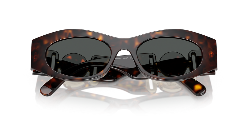 Versace VE4480U in Havana / Dark Grey (108/87) - Side View