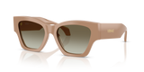Solid Camel / Green Gradient (55178E)