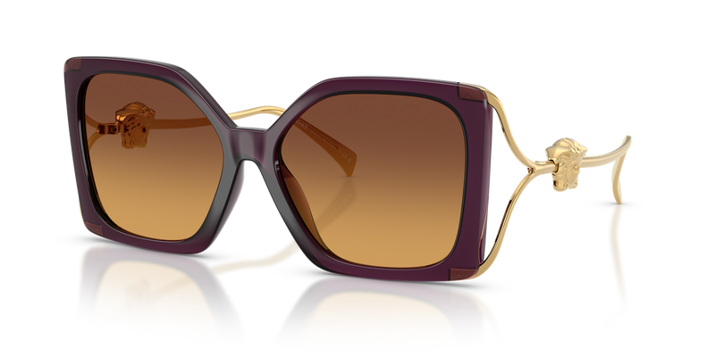 Versace VE4502U in Opal Purple / Yellow Gradient Brown (5536T5) - Alternate View