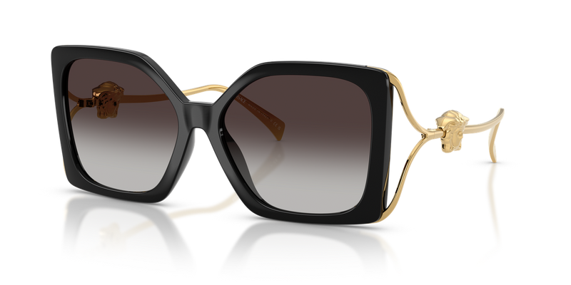 Versace VE4502U in Black / Light Grey Gradient Black (GB1/87) - Alternate View