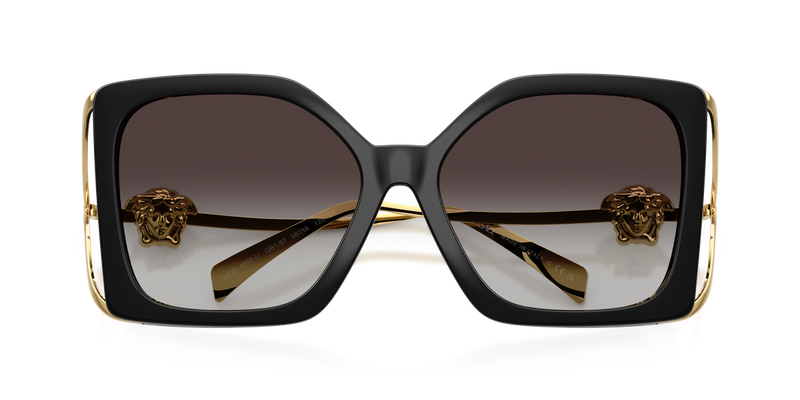 Versace VE4502U in Black / Light Grey Gradient Black (GB1/87) - Alternate View