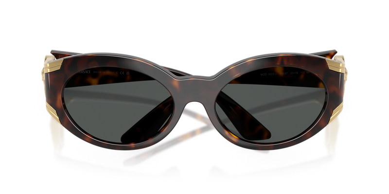 Versace VE4503U in Havana / Dark Grey (108/87) - Side View