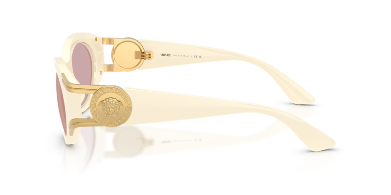 Versace VE4503U in Milk / Pink Mirror Gold (55331T) - Alternate View