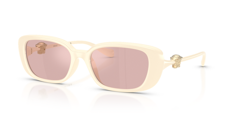 Versace VE4504D in Ivory / Pink Mirror Gold (55361T) - Alternate View