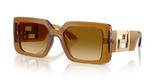 Transparent Yellow / Yellow Gradient Brown (53422L)