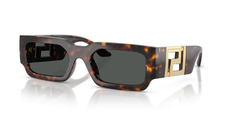 Versace VE4506U in Havana / Dark Grey (108/87) - Front View