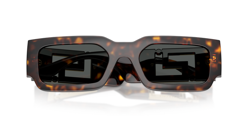 Versace VE4506U in Havana / Dark Grey (108/87) - Side View