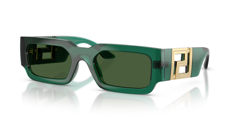 Versace VE4506U in Transparent Green / Dark Green (514471) - Alternate View