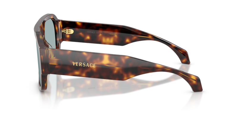 Versace VE4508U in Havana / Blue (553780) - Alternate View