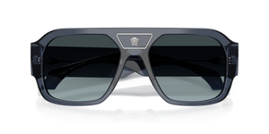 Transparent Dark Blue / Blue Gradient Grey (5538V1)