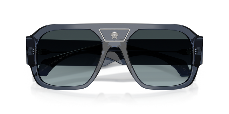 Versace VE4508U in Transparent Dark Blue / Blue Gradient Grey (5538V1) - Alternate View