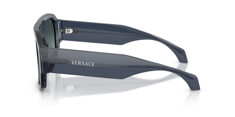 Versace VE4508U in Transparent Dark Blue / Blue Gradient Grey (5538V1) - Alternate View