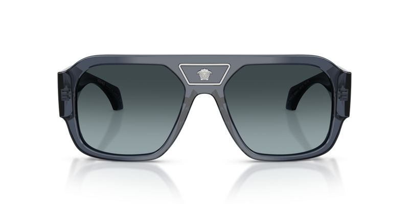 Versace VE4508U in Transparent Dark Blue / Blue Gradient Grey (5538V1) - Alternate View