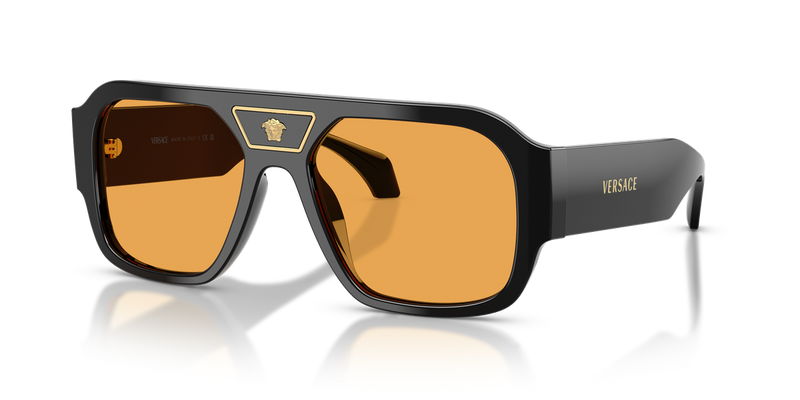 Versace VE4508U in Black / Orange (GB1/7) - Alternate View