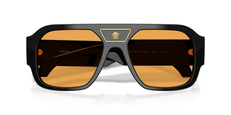 Versace VE4508U in Black / Orange (GB1/7) - Alternate View