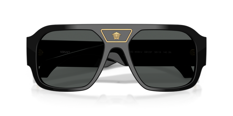Versace VE4508U in Black / Dark Grey (GB1/87) - Alternate View