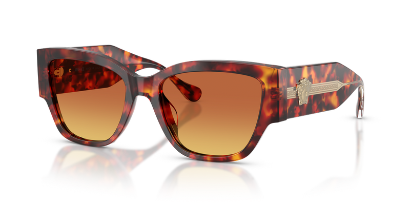 Versace VE4509U in Red Havana / Yellow Gradient Brown (5543T5) - Alternate View