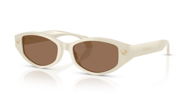 Versace VE4512D in White Talc / Dark Brown (554473) - Alternate View
