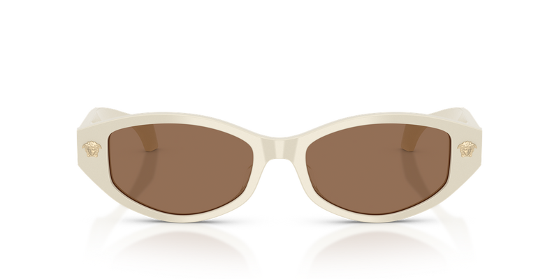 Versace VE4512D in White Talc / Dark Brown (554473) - Alternate View