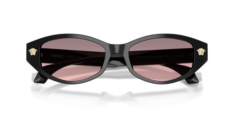Versace VE4512D in Black / Rose Gradient Grey (GB1/5M) - Alternate View